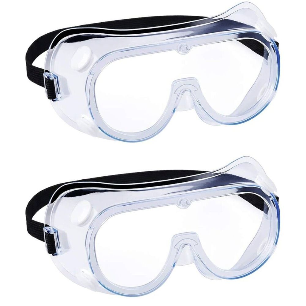 3 Safety Goggles over Glasses Lab Work Eye Protective Eyewear Clear Lens B-Z